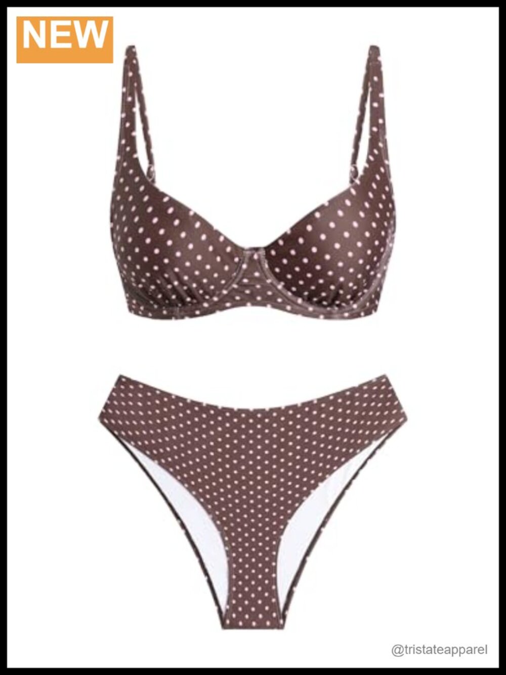 Underwire High Waisted Bikini Set Full Coverage Bathing Suit